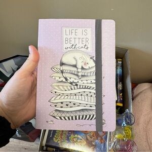 Life is Better with Cats Journal - Purple